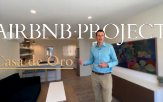 The host presented an Airbnb project in Santa Barbara with professional photography and drone visuals.